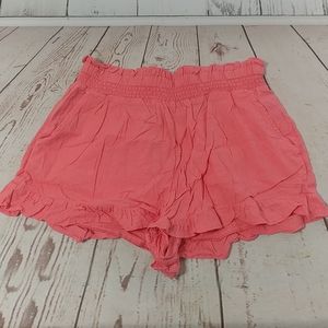 Aerie Linen Blend Shorts Size L